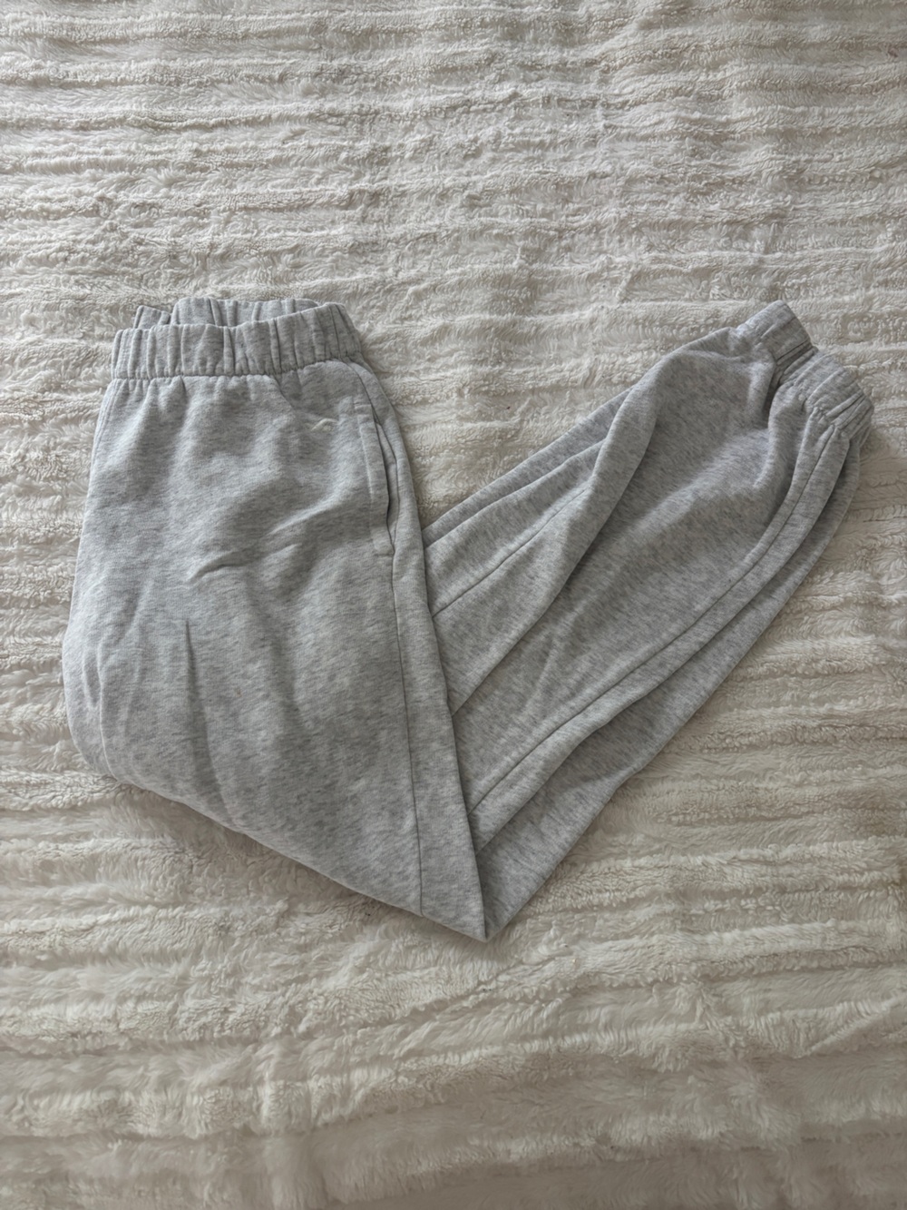 Hollister Light Gray Track Joggers